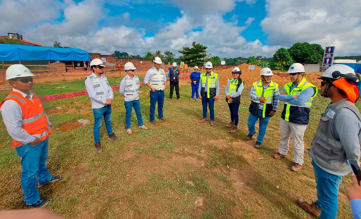 Visita técnica a los espacios de contingencia del proyecto de la IE Fernando Carbajal