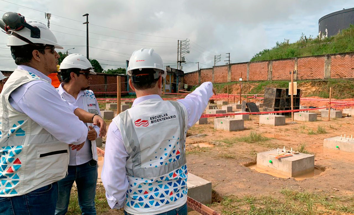 Visita técnica a los espacios de contingencia del proyecto de la IE Fernando Carbajal