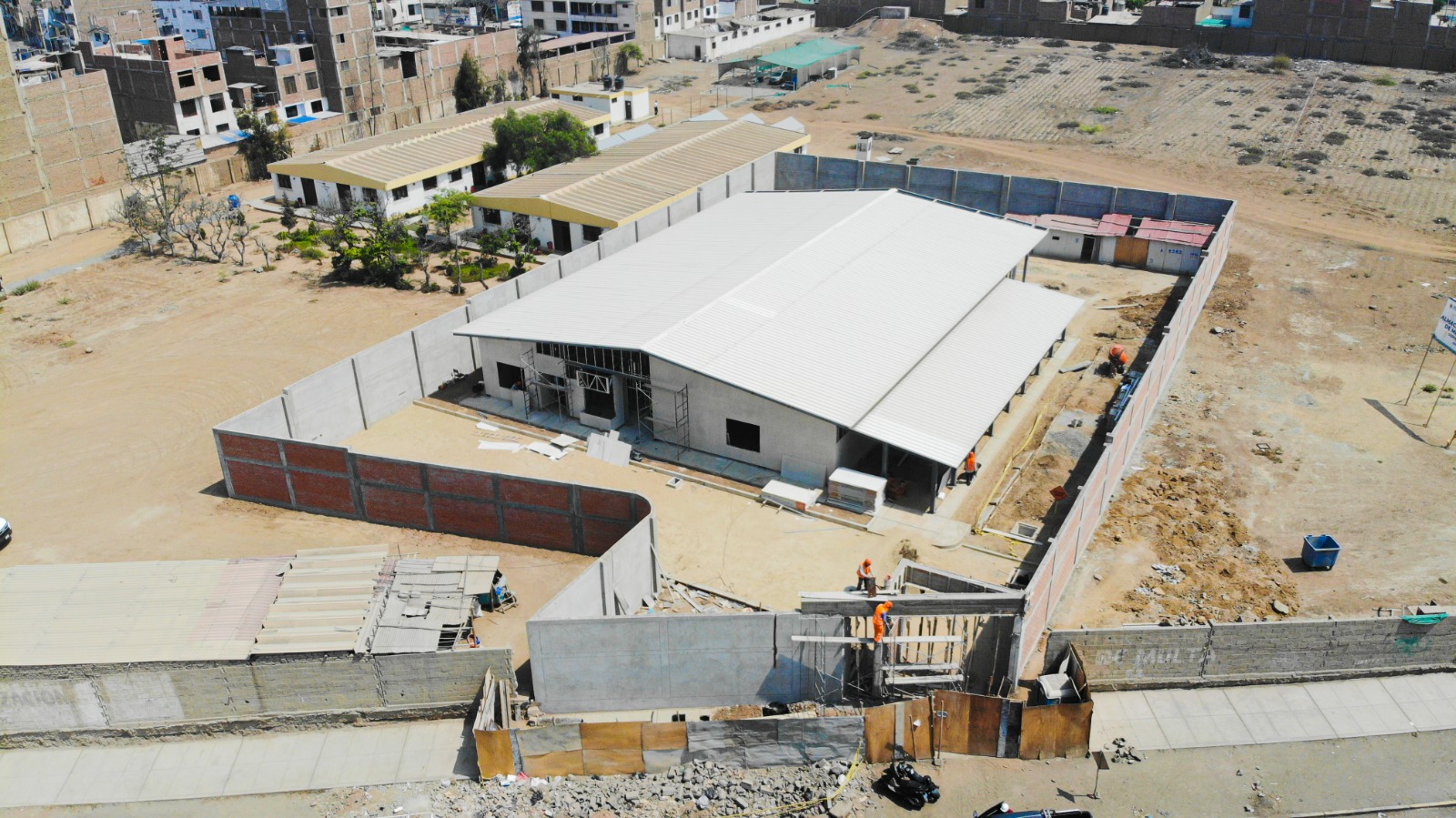 Construcción del nuevo laboratorio de referencia regional de salud pública presenta un avance del 50%