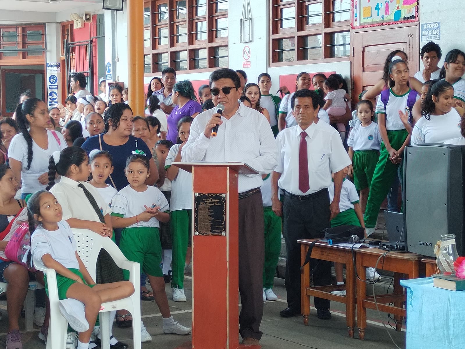 APERTURAN AÑO ESCOLAR EN I.E. 14783 CON ASISTENCIA DE REPRESENTANTE DE LA MUNICIPALIDAD DE SULLANA