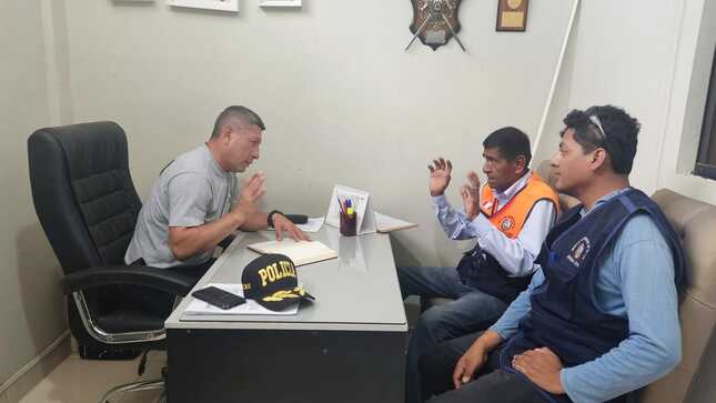 MUNICIPALIDAD DE SULLANA Y PNP UNIDOS PARA ACCIONAR ANTE DESASTRES NATURALES