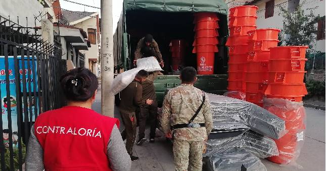 Contraloría supervisa actividades relacionadas con la distribución de bienes de ayuda humanitaria en Cajamarca