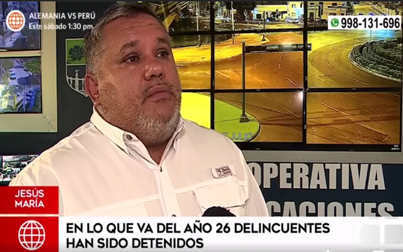 En entrevista con América TV, nuestro alcalde Jesús Gálvez Olivares, precisó que gracias a los operativos que se vienen realizando, 26 delincuentes han sido detenidos en nuestro distrito en lo que va del año .