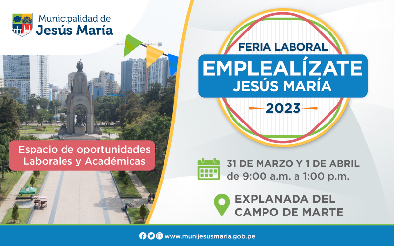 oportunidades laborales y académicas, te presentamos “𝐄𝐦𝐩𝐥𝐞𝐚𝐥𝐢́𝐳𝐚𝐭𝐞 𝐉𝐞𝐬𝐮́𝐬 𝐌𝐚𝐫𝐢́𝐚”