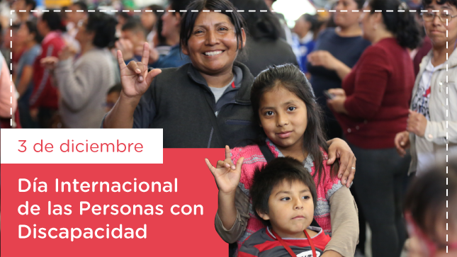 3 de diciembre: Día internacional de las Personas con Discapacidad