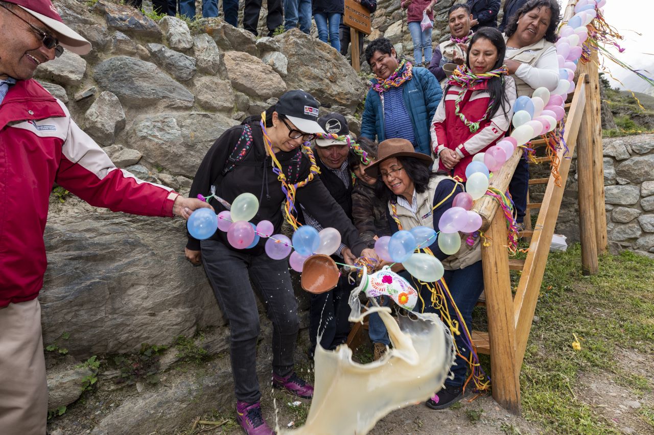 Ministerio de Cultura concluyó la restauración de 14 andenes inkas del sector de Choquellusca en Machupicchu 