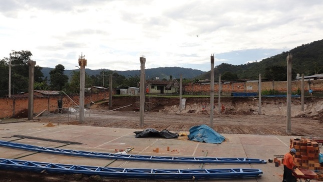 Obra reporta un avance del 35 %