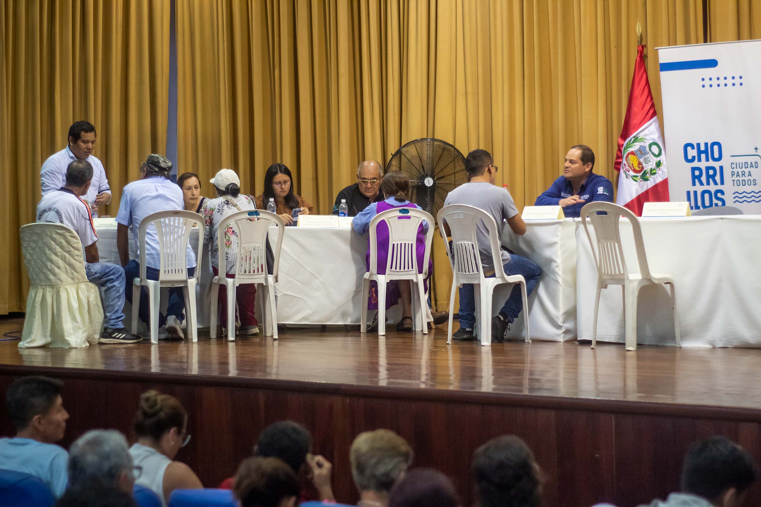Las audiencias se dan en la Casa de la Juventud de Chorrillos