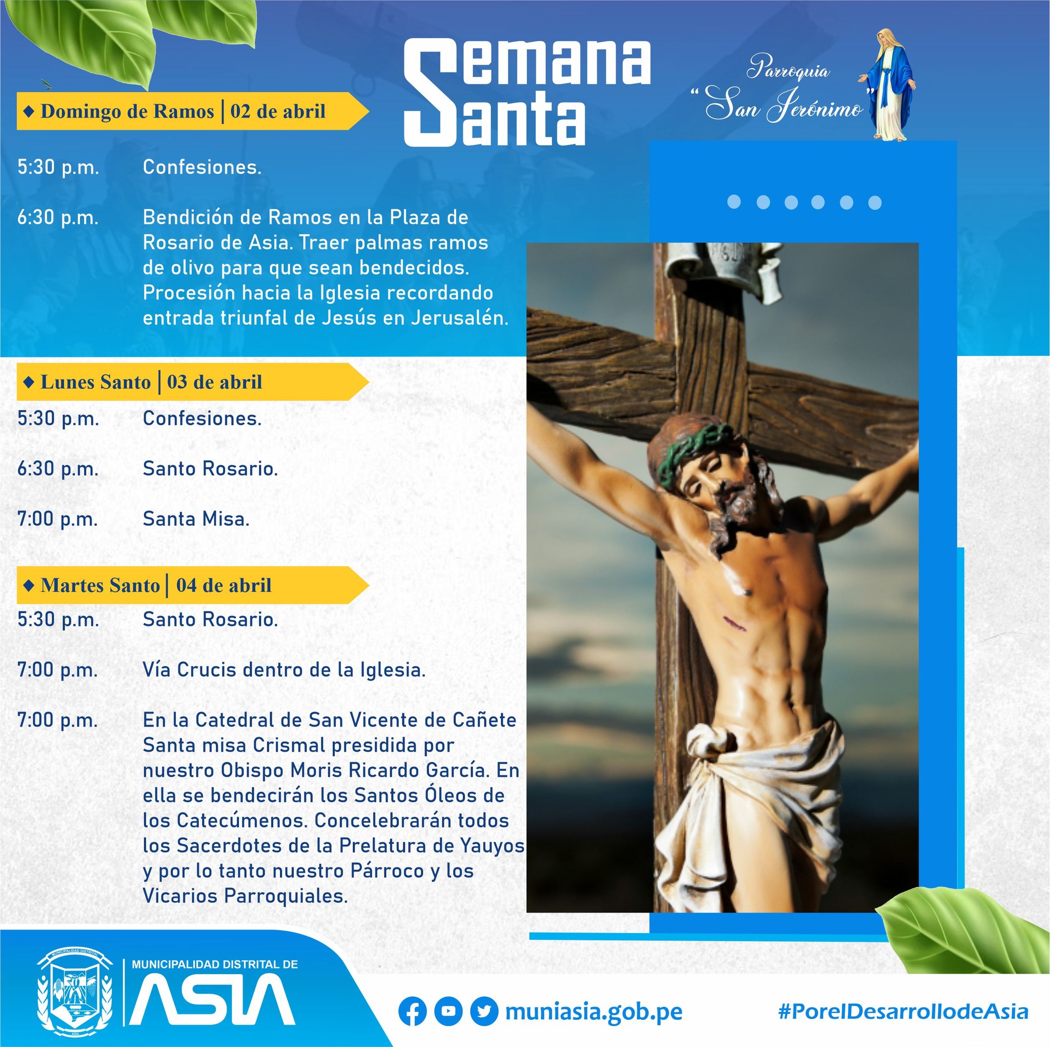 Programa de semana santa 2023