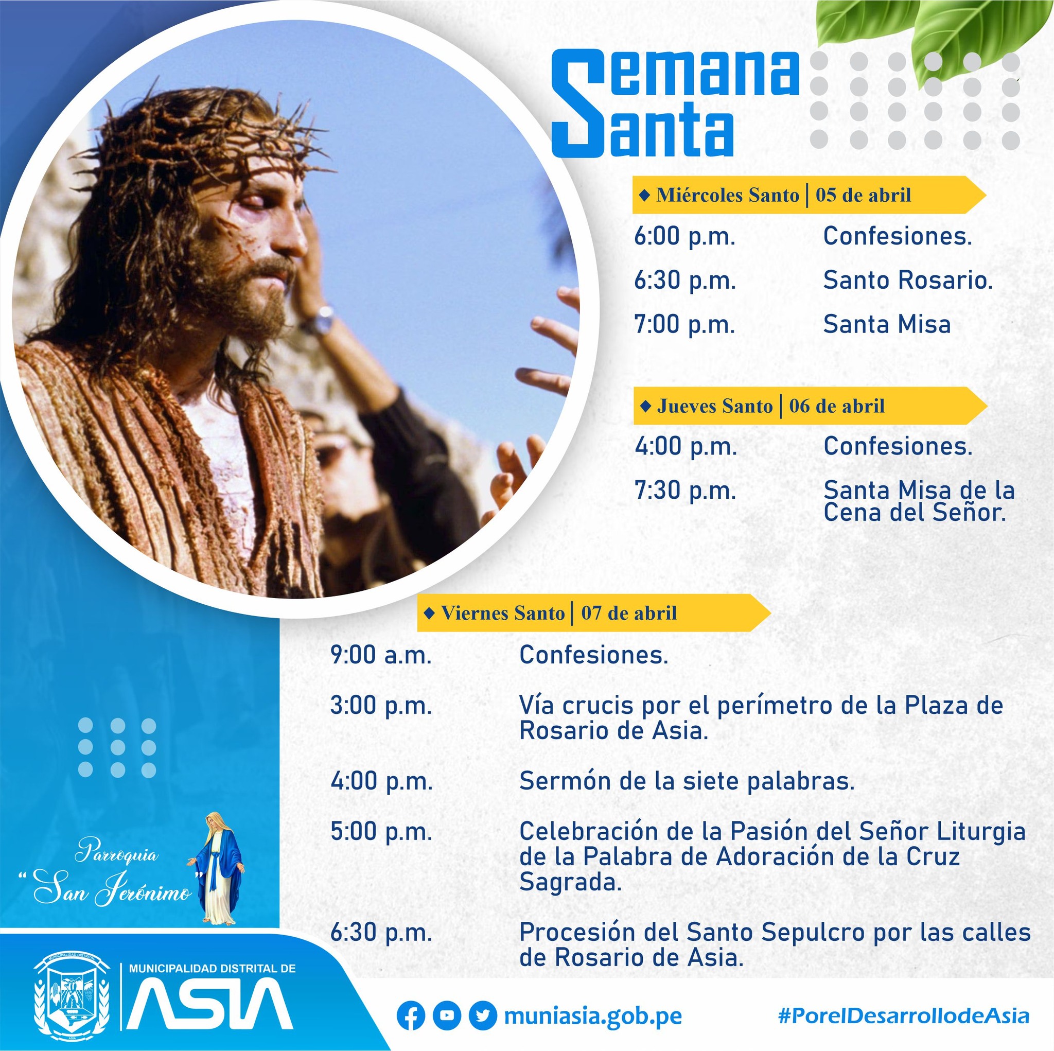 Programa de semana santa 2023