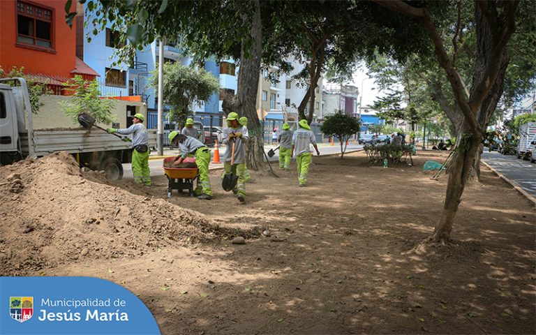 ¡Seguimos trabajando para embellecer nuestro distrito!