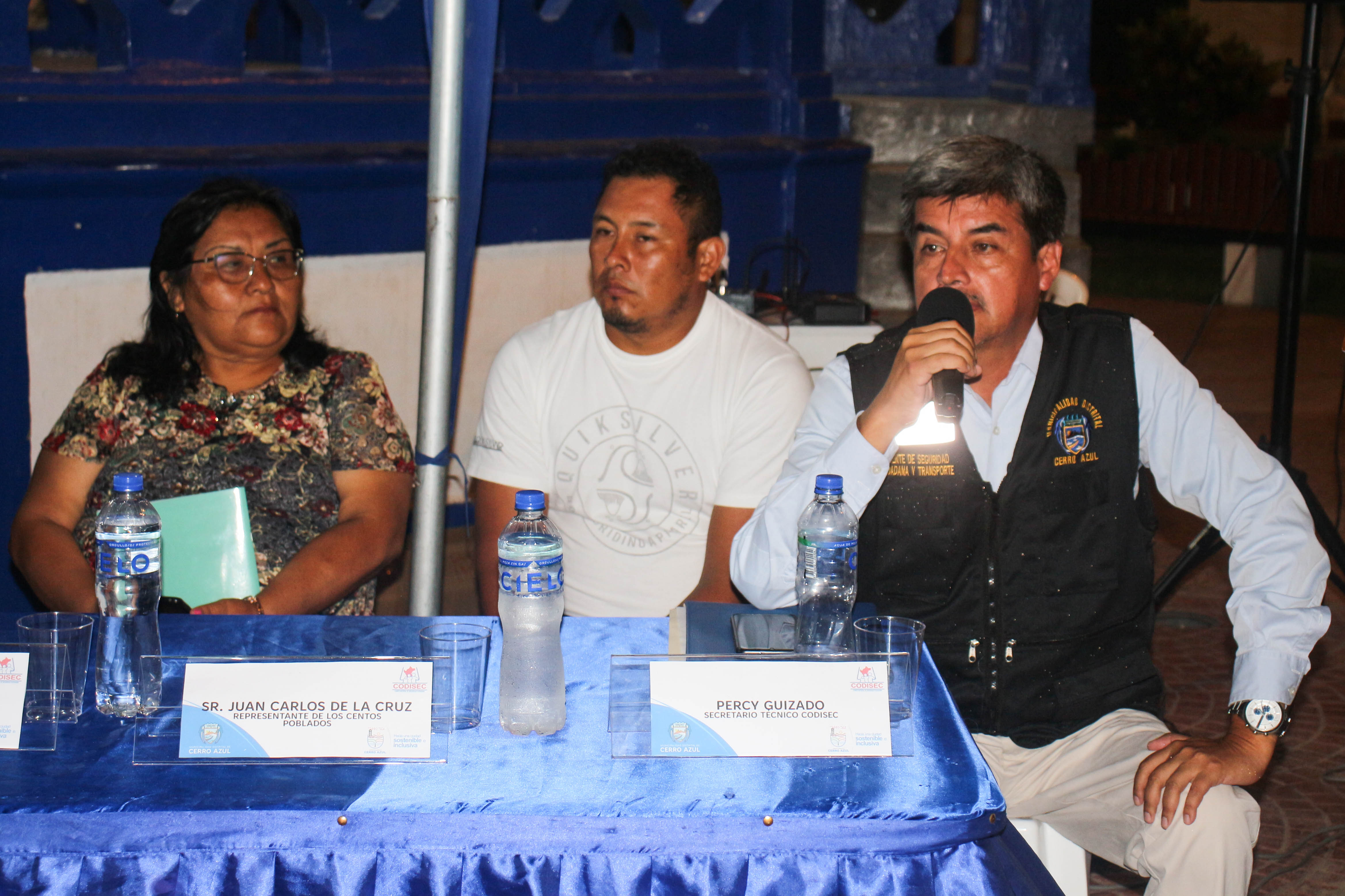 Gobierno Municipal de Cerro Azul ejecutó Primera Consulta Pública Trimestral del Comité Distrital de Seguridad Ciudadana.