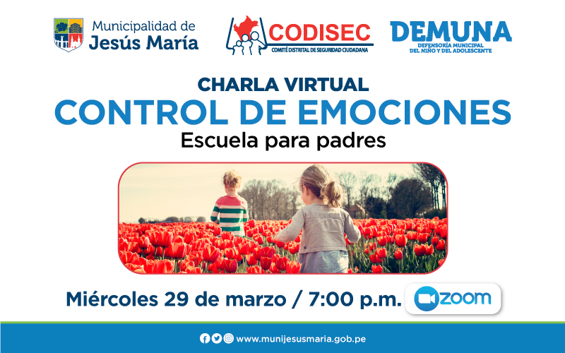 Charla Virtual de Control de Emociones