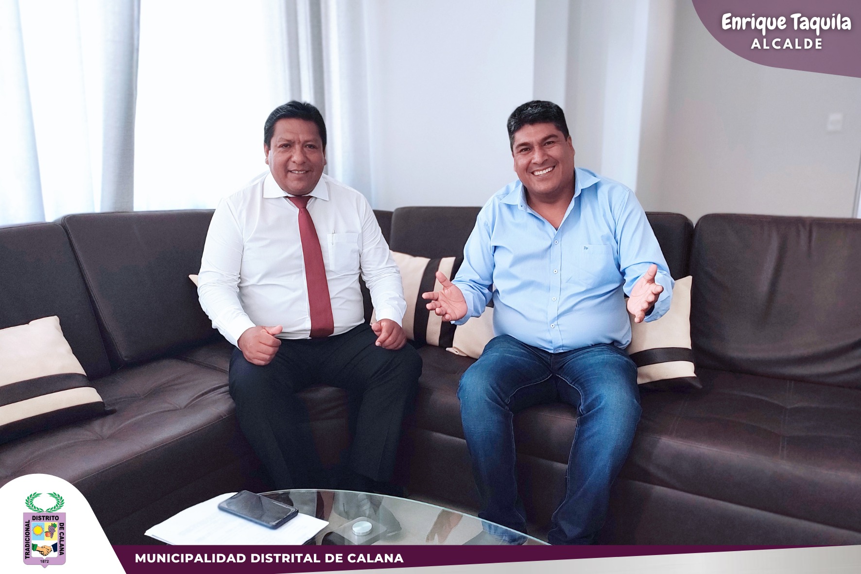 Reunión de coordinación para firma de Convenio con la Municipalidad Distrital de Ciudad Nueva