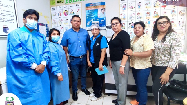 Reunión de coordinación para atención médica en domicilios