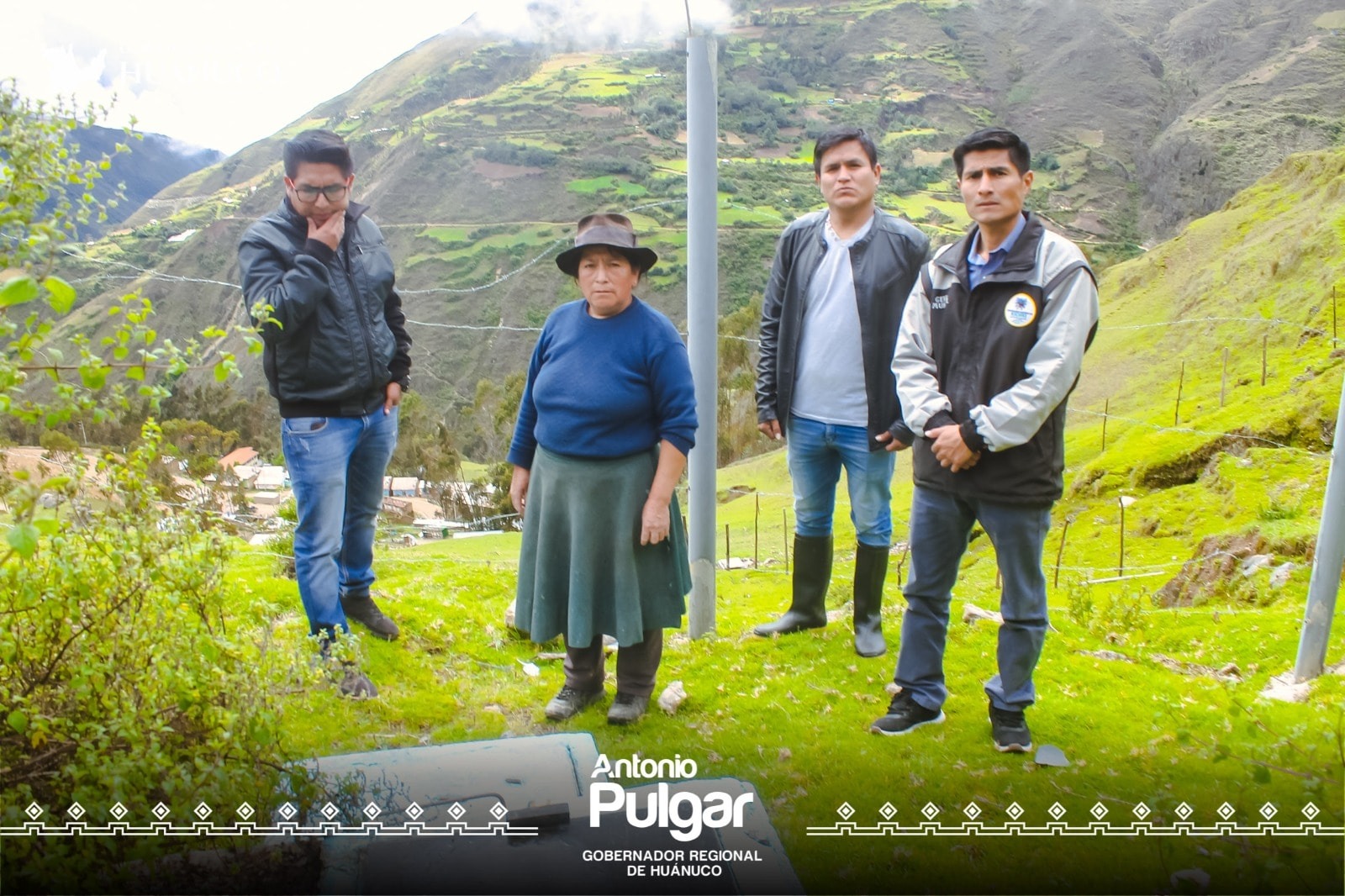 Fuentes de captación y de reservorios de agua de Pampas y Punchao