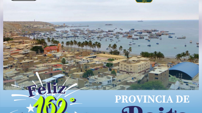 Flyer por el Aniversario de la Provincia de Paita.