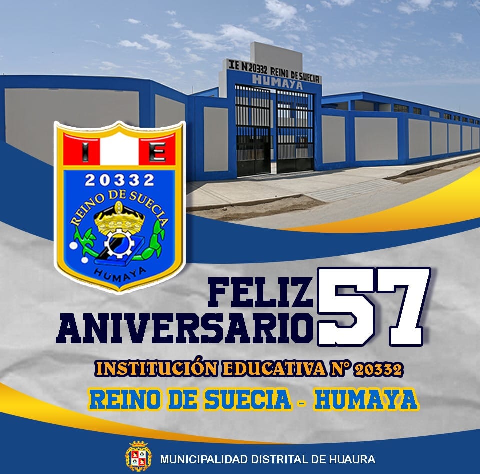FELIZ 57 ANIVERSARIO IE REINO DE SUECIA DE HUMAYA #01deAbril