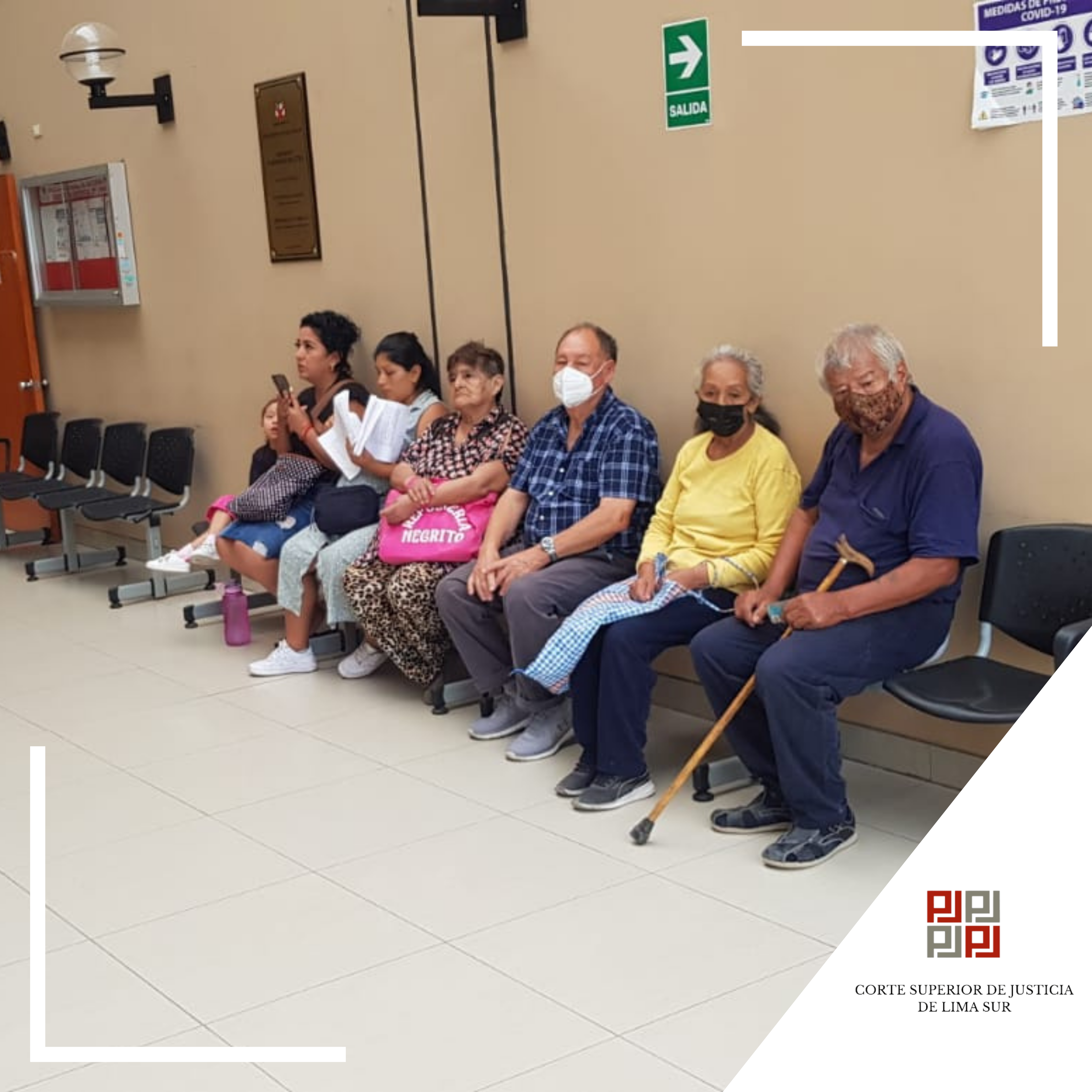 Continuamos con nuestra atención preferencial a los adultos mayores en nuestras sedes como el Cisaj