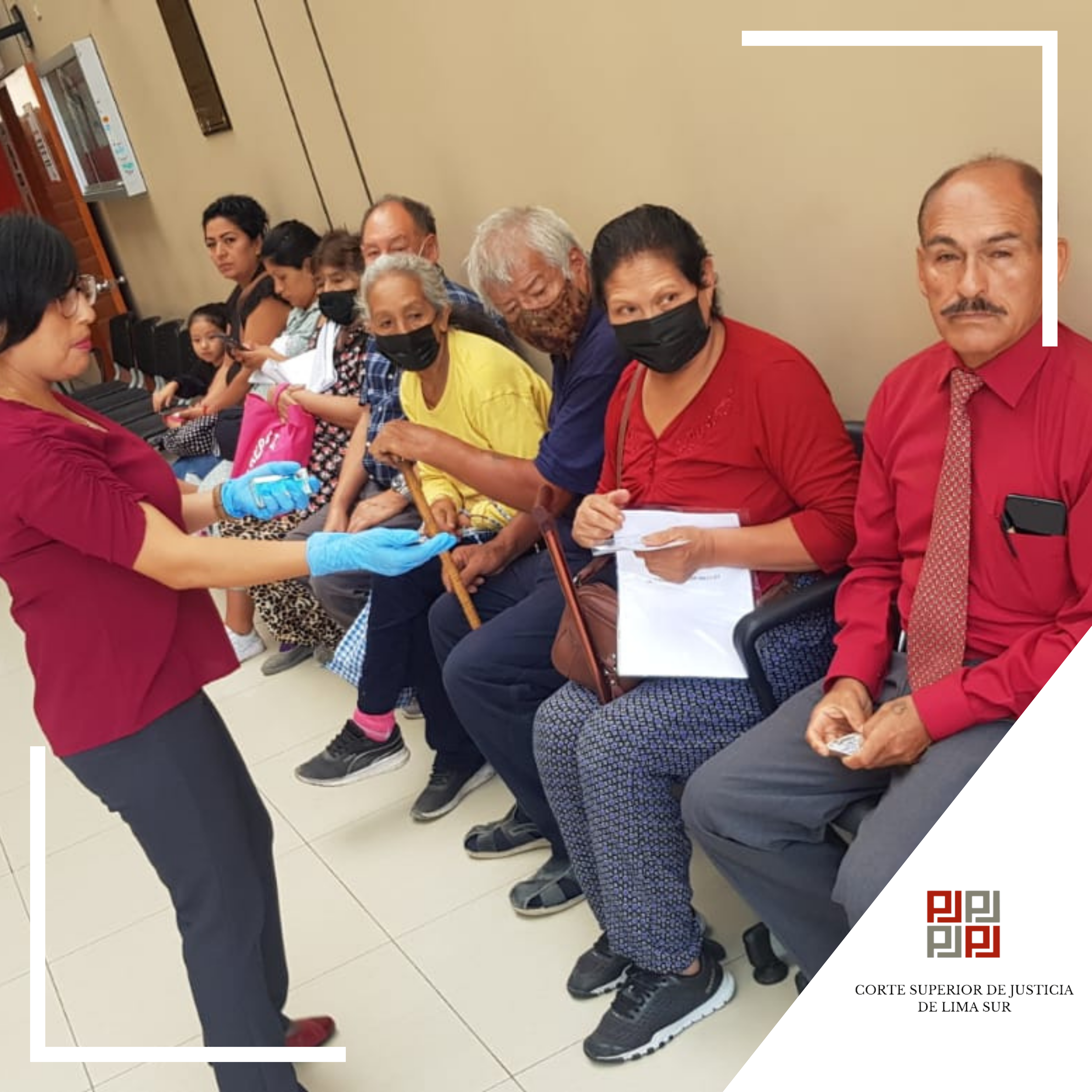 Continuamos con nuestra atención preferencial a los adultos mayores en nuestras sedes como el Cisaj