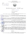 Vista preliminar de documento Resolución Directoral. Nº 1190 