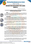 Vista preliminar de documento DECRETO DE ALCALDIA N° 001-2023- EMBELLECIMIENTO DE CALLES POR PASCUA
