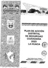 Vista preliminar de documento PLAN DE ACCIÓN 2023 DE ACCION DE SEGURIDAD CIUDADANA - CODISEC LA HUACA - MDLH.pdf