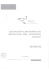 Vista preliminar de documento Informe de Evaluación del POI - 1er Semestre 2018