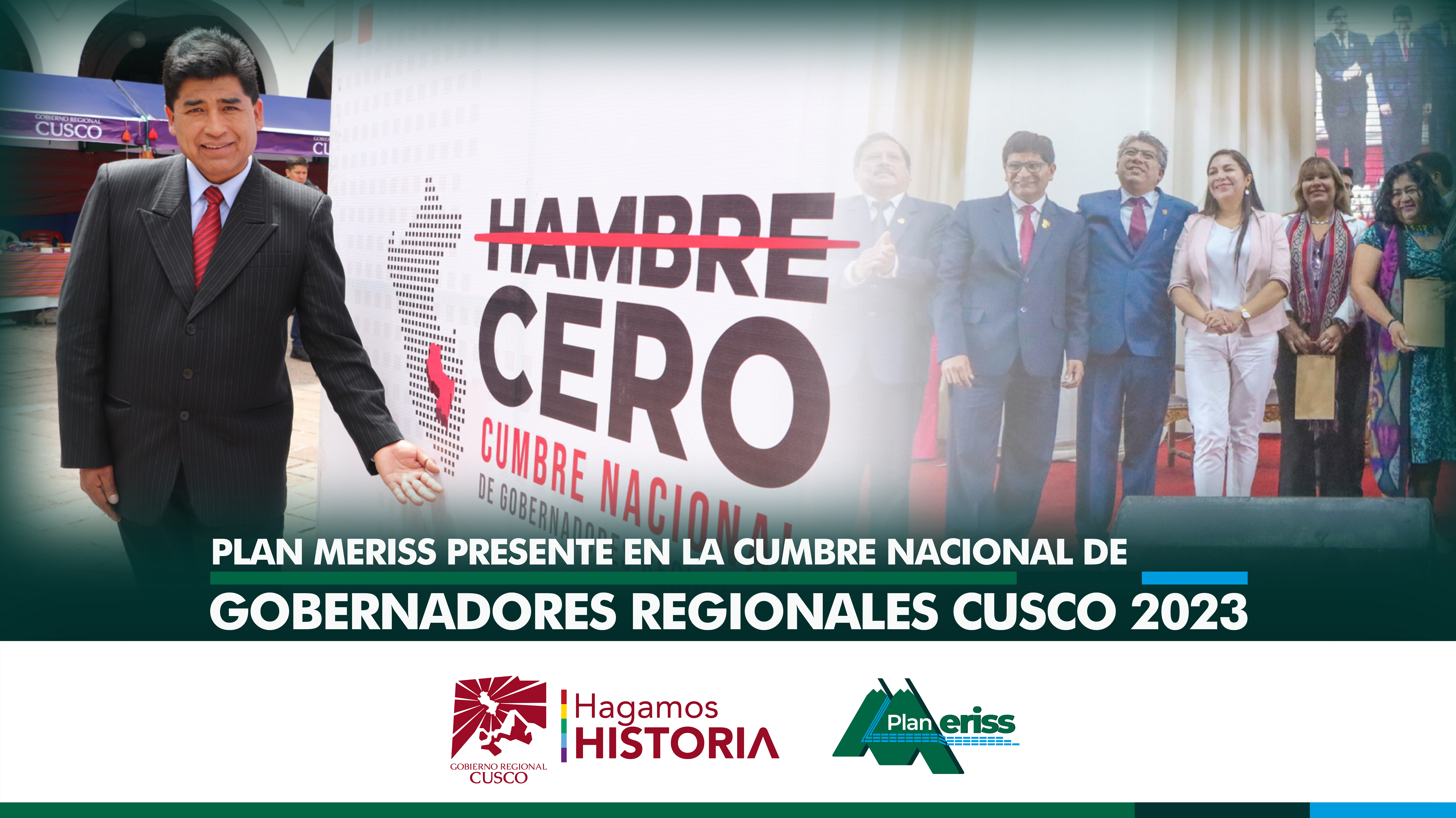El  plan de mejoramiento de riego en sierra y selva, unidad ejecutora del Gobierno Regional del Cusco, mediante su Director Ejecutivo, Ing. Lucho Salcedo Cáceres participó en importante Cumbre Nacional de Gobernadores Cusco 2023, en la que se trataron importante temas para combatir el hambre en nuestra patria, desde el Plan MERISS estamos desarrollando una ganadería y producción agrícola en distritos y provincias de la región para una buena alimentación para la población el cual sirve para luchar contra este flagelo de la humanidad, el Hambre, y gracias a esta cumbre se pondrá lineamientos para combatir esta problemática tan grande y cambiar el rostro de las regiones y del país, muy en particular el rostro de la pobreza, señaló el Director Ejecutivo del Plan MERISS. 
“Tenemos que unirnos tantas autoridades y la población para ejecutar lineamientos para luchar con el hambre a fin de solucionar este flagelo de la humanidad”, destacó el Ingeniero Lucho Salcedo Cáceres, al estar presente en este certamen importante “Sistemas alimentarios sostenibles para lograr el hambre cero” que se desarrolló en el Paraninfo Universitario de la Universidad Nacional de San Antonio Abad del Cusco (UNSAAC) los días 30 y 31 del mes en curso. 
Un productor regional de paltos manifestó que el riego es un factor determinante para la producción agrícola de toda variedad, porque mediante este, podemos precisar la cantidad de agua que requiere cada planta, así como el uso de fertilizantes, además, los productores solicitan la instalación de una planta procesadora en el distrito de Limatambo mediante el cual se pueda transformar diversos insumos de la palta hass y fuerte.  
En dicho certamen, participaron expositores nacionales e internacionales de renombre en materia de seguridad alimentaria, cooperación internacional, pobreza, políticas sociales, desarrollo rural, protección social del programa mundial de alimentos de la ONU, desarrollo agrícola, seguridad agraria, agua, saneamiento, entre otros.
