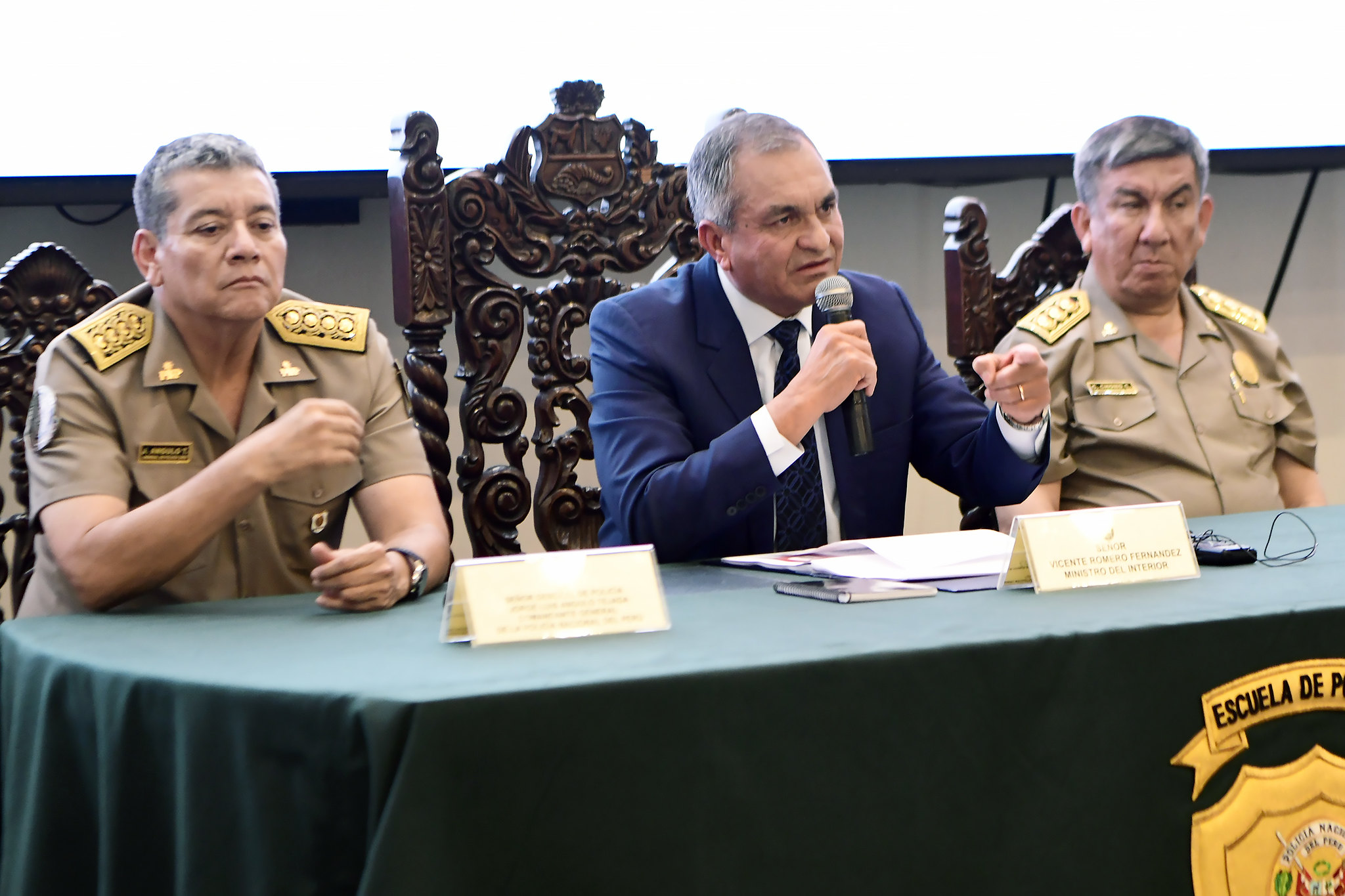 Policía Nacional coordina acciones para fortalecer la seguridad ciudadana en todo el país
