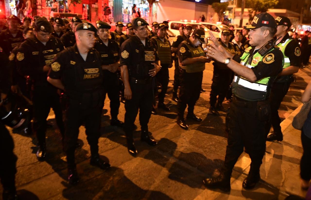 Sector Interior despliega 2500 policías en megaoperativo en Independencia, Lince, La Victoria y Chorrillos