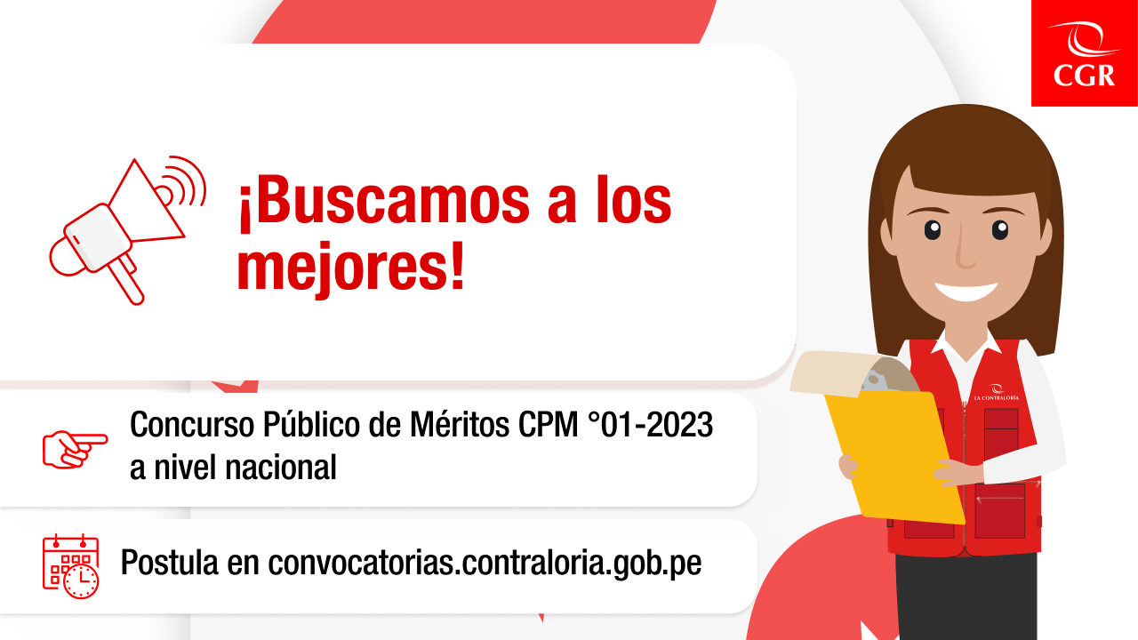 Buscamos a los mejores. Concurso Público de Méritos.