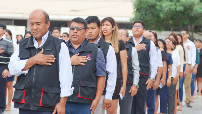 GRT realiza ceremonia de lunes cívico