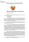 Vista preliminar de documento Resolución Jefatural N° 0057-2023-INIA