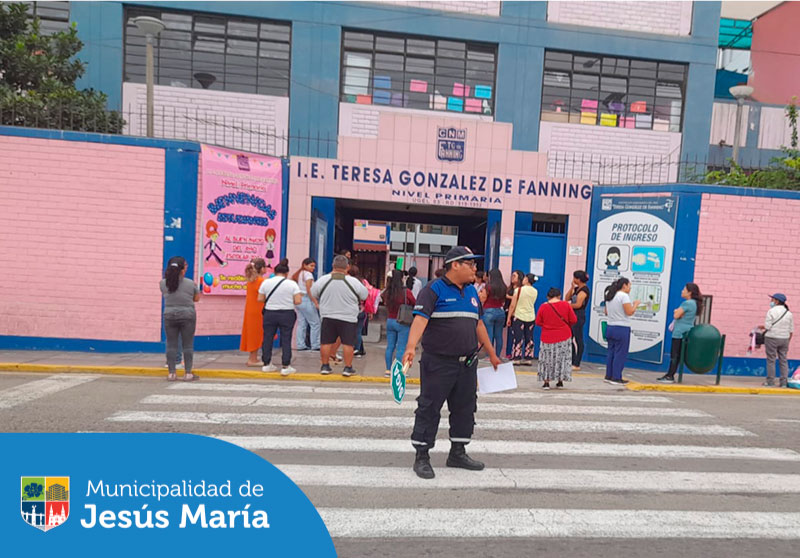 Campaña Integral En Jesús María seguimos cuidando a nuestros niños y jóvenes que asisten a los diferentes colegios de nuestro distrito