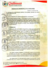 Vista preliminar de documento Ordenanza Municipal N° 010-2023-MDQ - EXONERACION DEL 50% DEL DERECHO DE TRAMITE POR CONSTANCIA DE POSESIÓN DE MANERA TEMPORAL