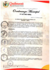 Vista preliminar de documento Ordenanza Municipal Nº 013-2023-MDQ - CREA LA COMISION TECNICA MIXTA DE VEHICULOS MENORES DEL DISTRITO DE QUILMANA