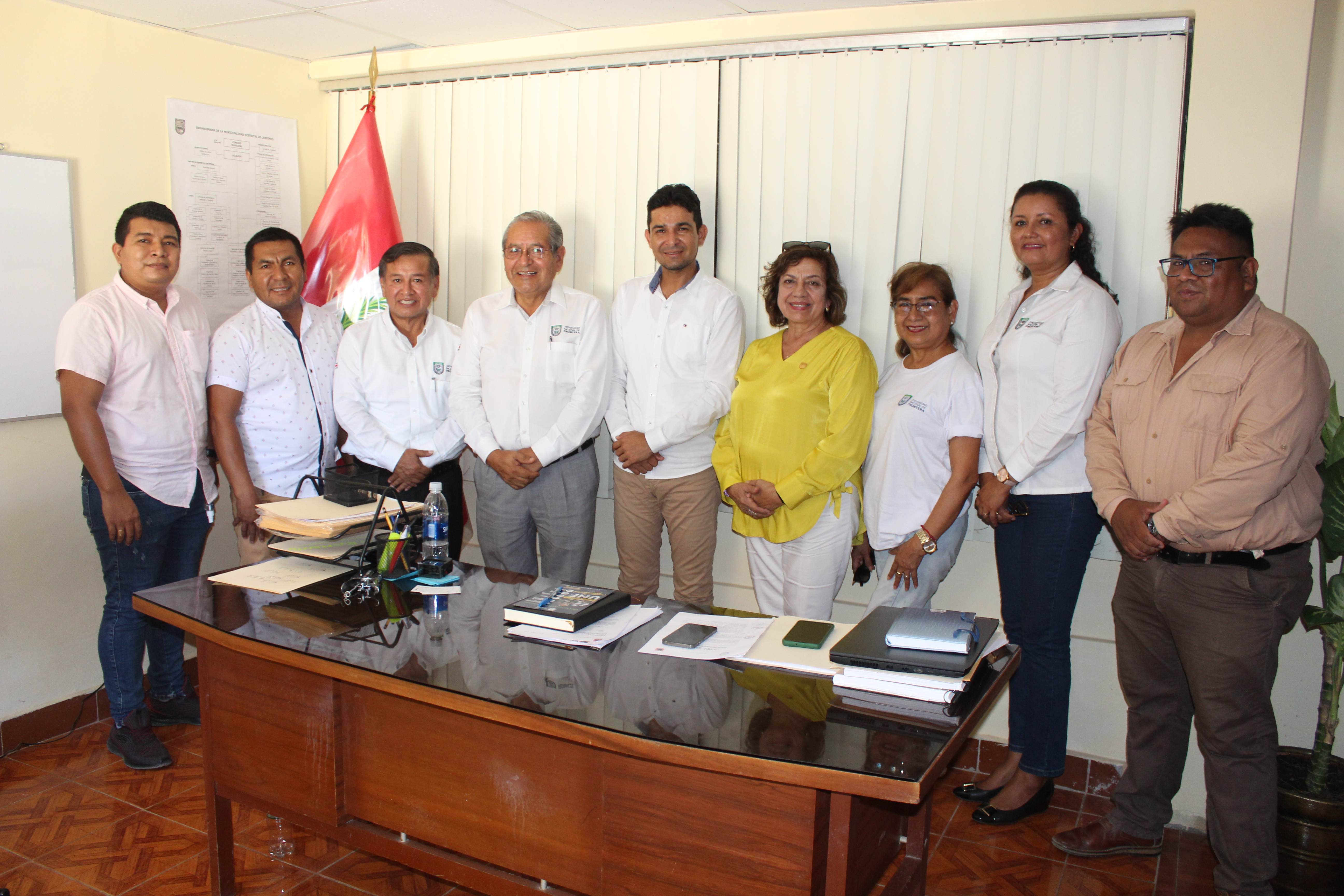 Ing. Jaider Delgado, sostuvo reunión con representantes de la Universidad Nacional De Frontera.