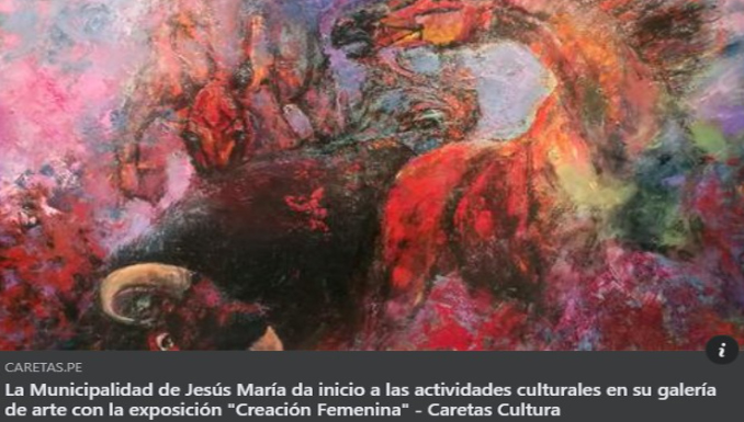 Inauguración de la exposición de arte 🎨 Cʀᴇᴀᴄɪᴏ́ɴ Fᴇᴍᴇɴɪɴᴀ