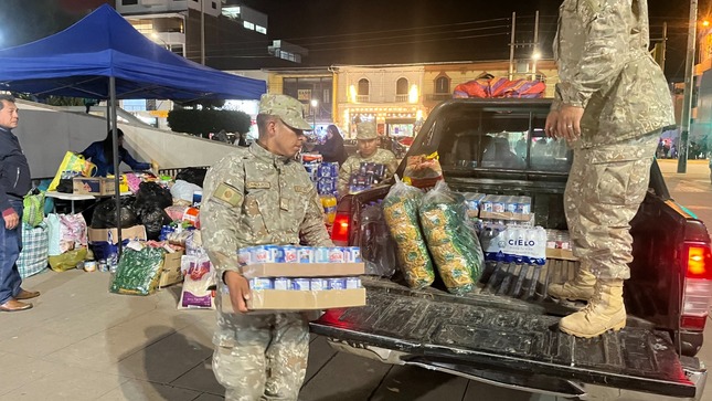 Electrocentro, el Ejército Peruano y la población contribuyeron con los donativos para nuestros hermanos afectados por los desastres naturales en el norte del país.