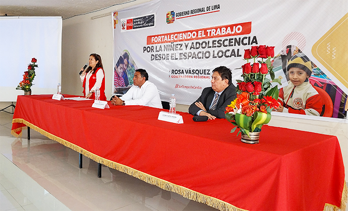 I Encuentro enfocado a implementar la estrategia ponte en #ModoNiñez en Huacho