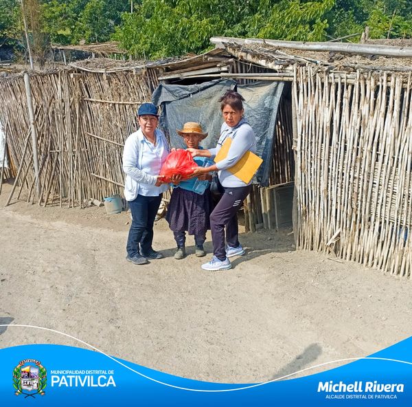 SEGUIMOS DISTRIBUYENDO BOLSAS DE VÍVERES A FAMILIAS AFECTADAS POR EL HUAICO