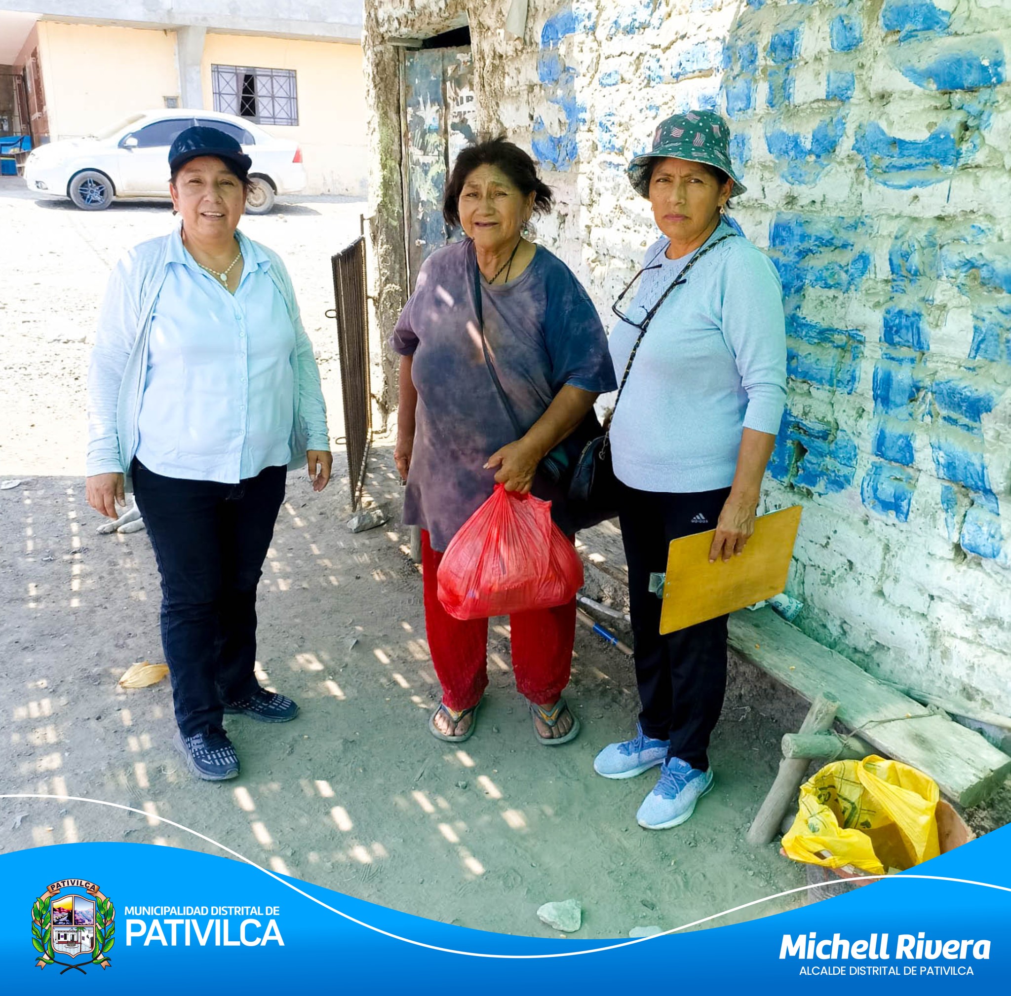 SEGUIMOS DISTRIBUYENDO BOLSAS DE VÍVERES A FAMILIAS AFECTADAS POR EL HUAICO
