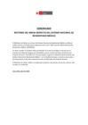 Vista preliminar de documento RECTORÍA DEL MINSA RESPECTO DEL SISTEMA NACIONAL DE RESIDENTADO MÉDICO