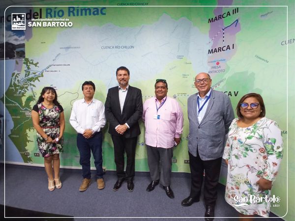 Nuestro alcalde, August Carbajal, entabl贸 una reuni贸n con el Presidente del Directorio de SEDAPAL, Fernando Piscoya