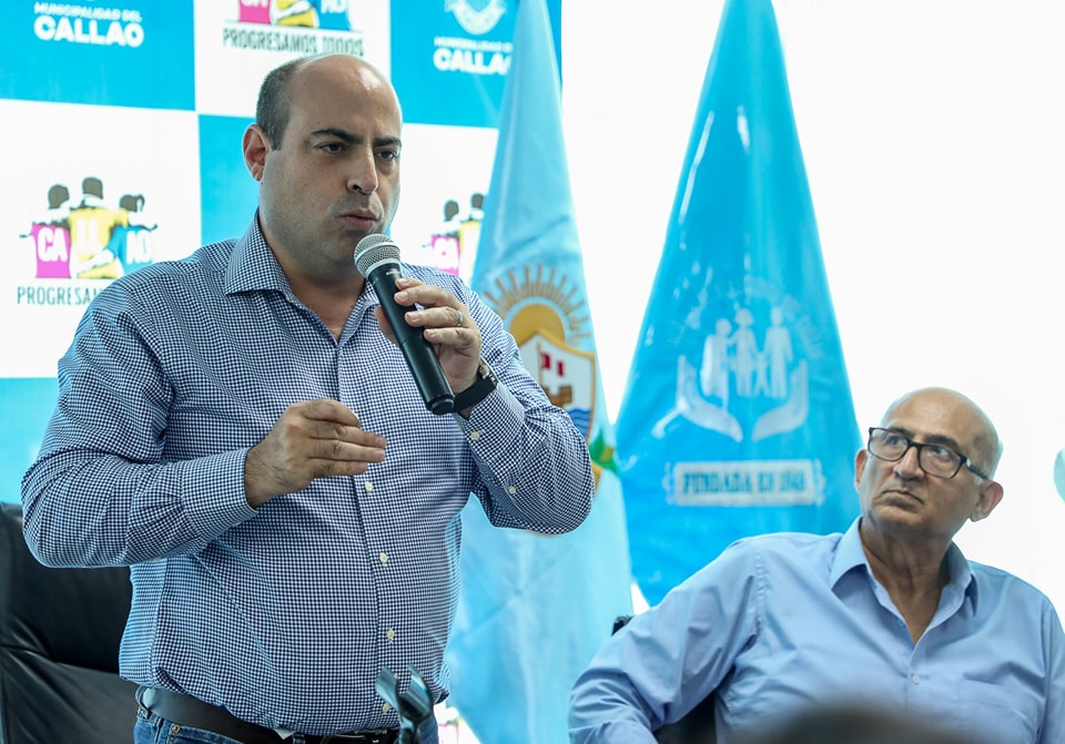 El alcalde Pedro Spadaro firmó un convenio de cooperación institucional con el presidente de la Beneficencia Pública del Callao