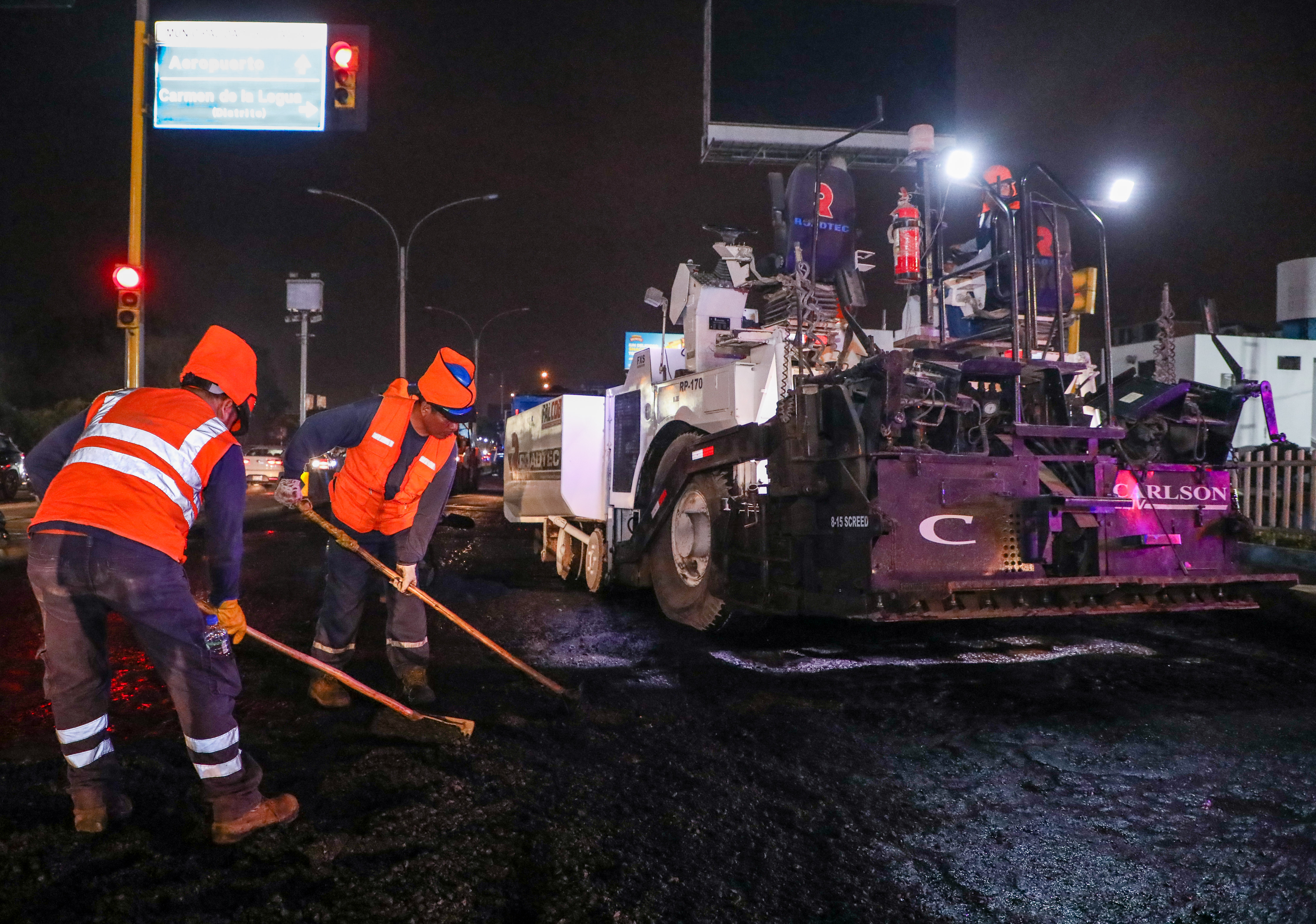 Trabajando con el pie en el acelerador, la autoridad chalaca inspeccionó los trabajos de refacción y mejoramiento integral de esta importante vía del Callao.
