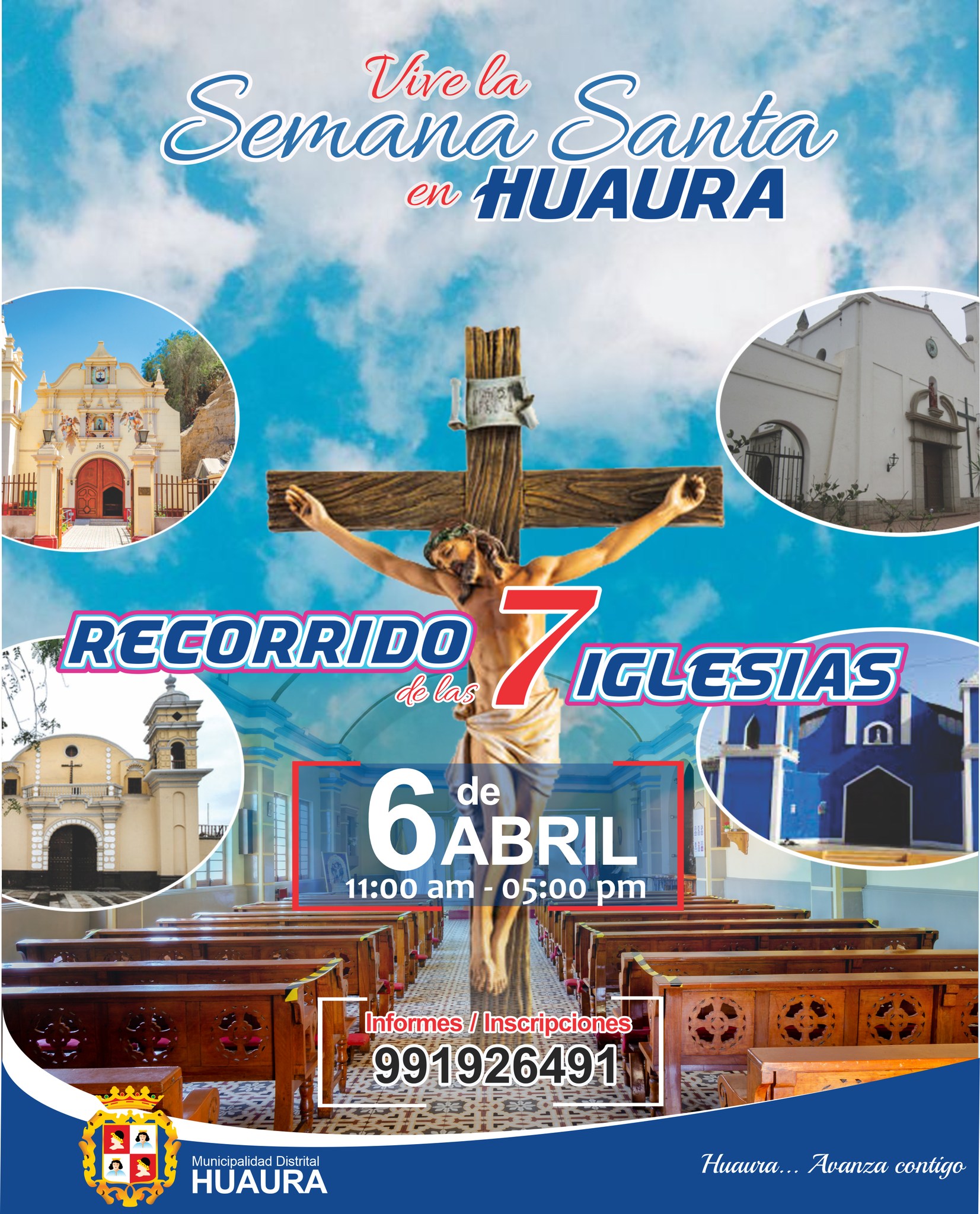 VIVE LA SEMANA SANTA EN HUAURA VISITANDO LAS 7 IGLESIAS EL JUEVES SANTO
