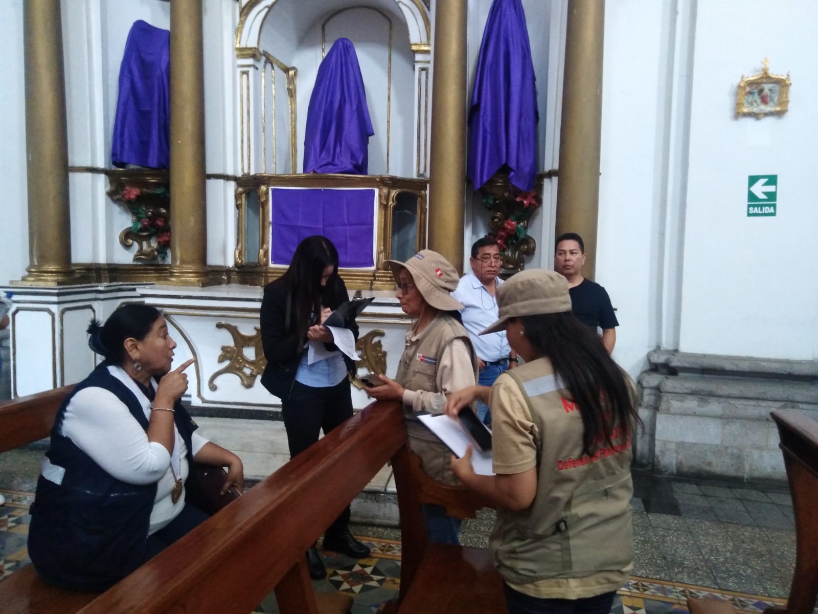Ministerio de Cultura realizó operativos de prevención en inmuebles eclesiásticos con condición de patrimonio cultural en el centro de Lima