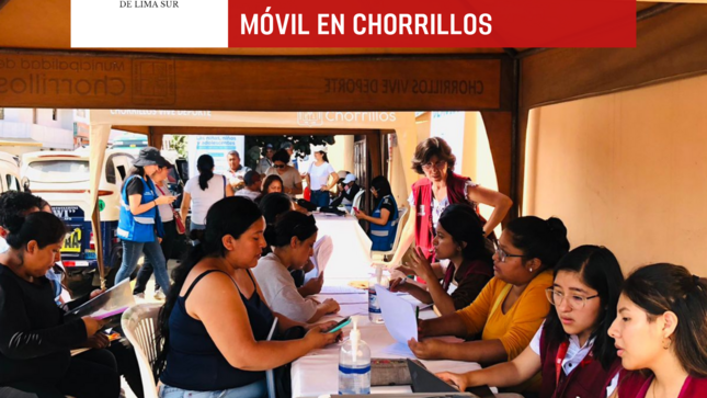 Volvió nuestro Despacho Móvil y llegó al distrito de Chorrillos